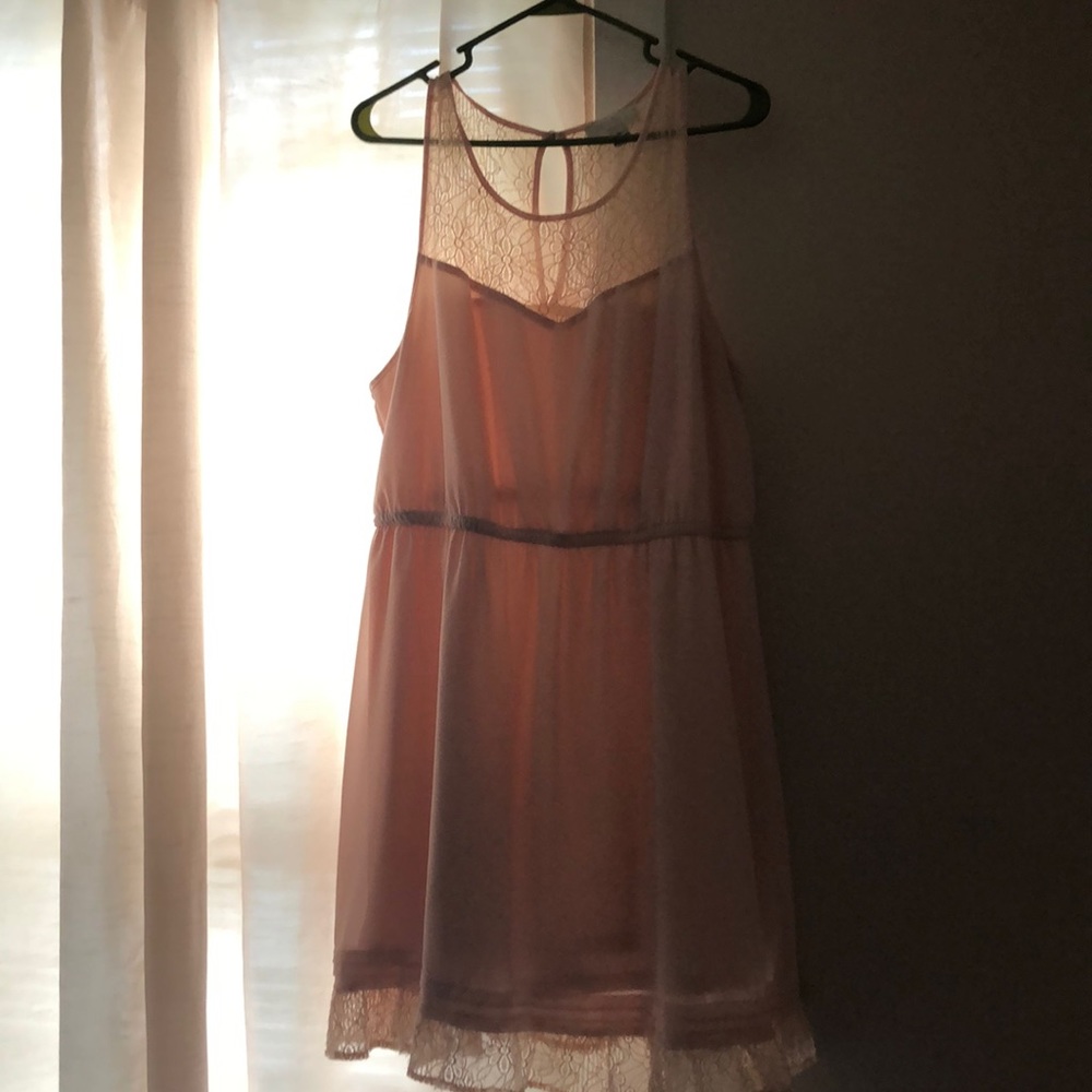 Dusty pink dress